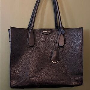 Nine West Textured Black Tote